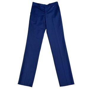 NWOT GV Gino Vitale Mens M300 Blue‎ Slacks Sz 30 x 35 unhemmed